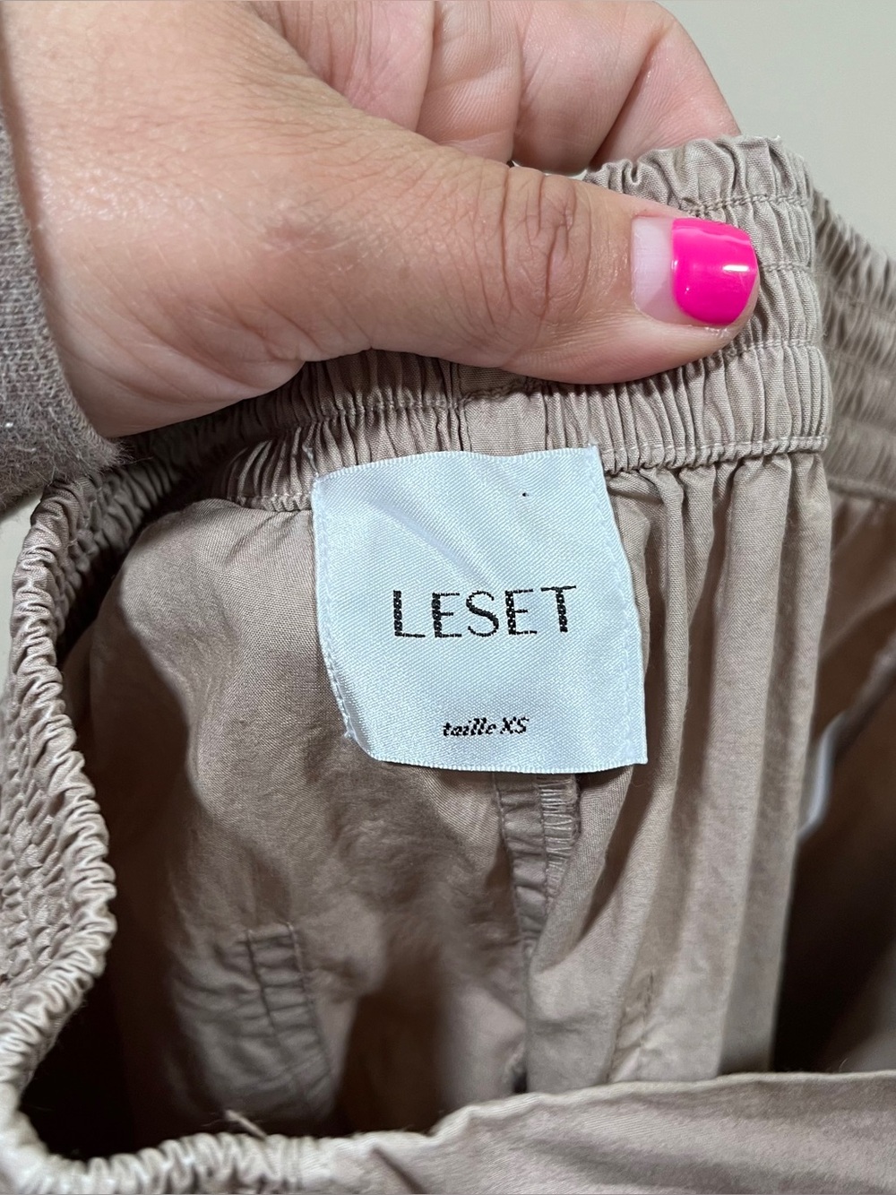 Leset Kyoto barrel pant xs cypress size XS cargo tan EUC - Picture 9 of 11